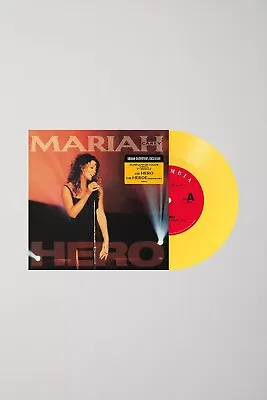 Mariah Carey HERO 7'' Single On Sunflower Colored Vinyl Limited Edition New • $23.99