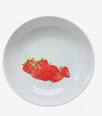 Melamine Pasta Bowl 8' Strawberry Design Pasta Bowl Bowls For Kids 4 Bowls • £25.09