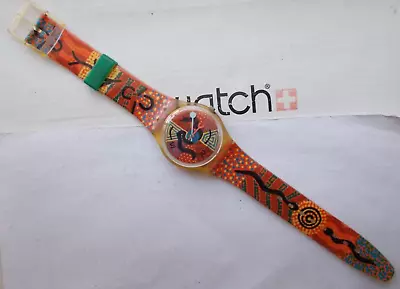 Swatch   Wanayarra Tjukurrpa   '96  Excellent  Vintage Wow L@@k Rare • $39.99