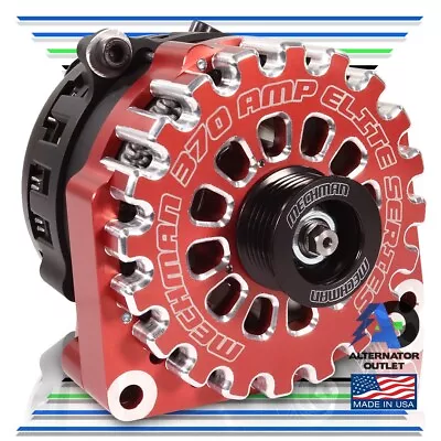 Mechman 370 Amp RVC Bypass Alternator 2005-2013 GM Truck 4.3L 4.8L 5.3L 5.7L 6L • $629