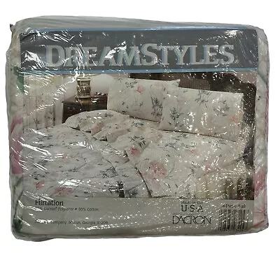 Dreamstyles Vintage Flirtation Floral 4 Piece Full Sheet Set Bed NEW Old Stock • $35