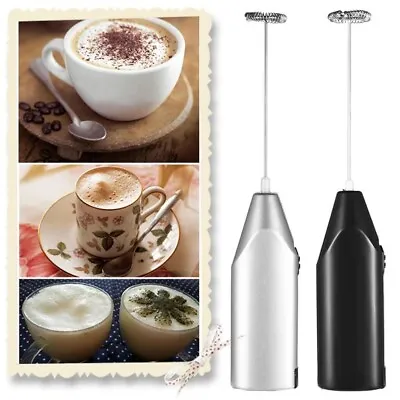 Electric Milk Frother Drink Foamer Whisk Mixer Stirrer Coffee Eggbeater Kitchen • $4.95