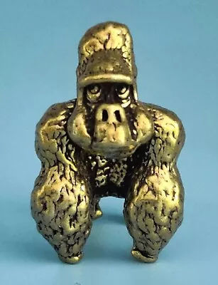 Bronze Gorilla Statue Antique Collection Home Decoration • $0.01