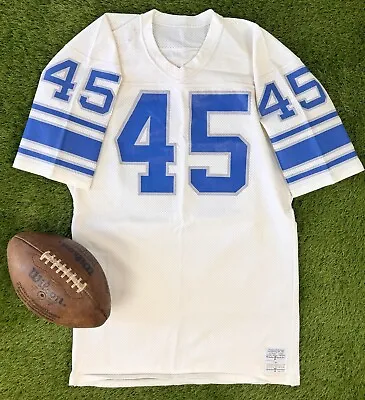 Game Worn Used Detroit Lions Vintage 1986 Authentic NFL Football Away Jersey 80s • $199.99