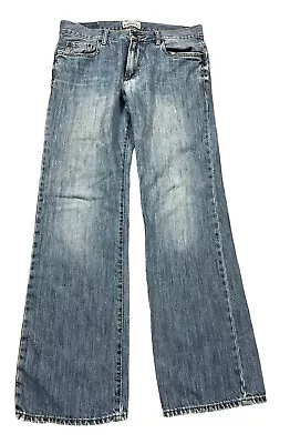 Aeropostale Driggs Slim Bootcut Blue Distressed Men’s Size (34x32) Denim Jeans • $21.99