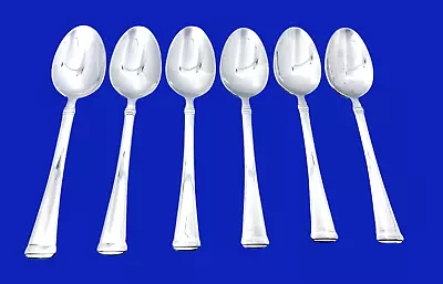 Mikasa HARMONY Glossy Stainless Flatware -- Set Of 6 Place Oval Soup Spoons • $22.99