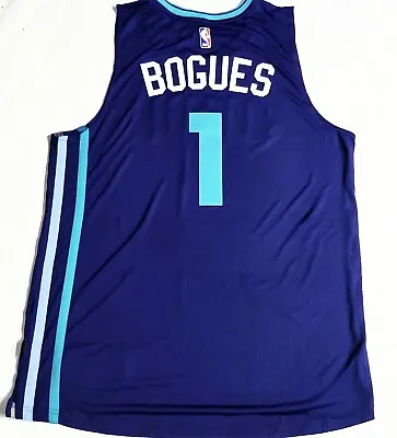 Men-nwt-xl Muggsy Bogues Charlotte Hornets Swingman Nba Licensed Adidas Jersey • $119.99