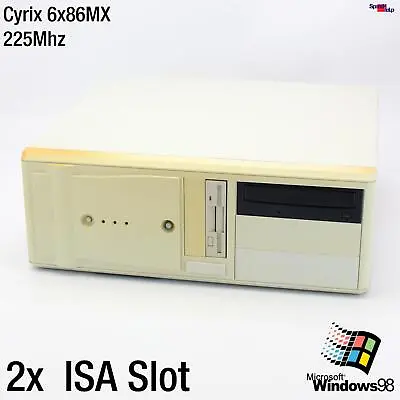 2x Isa Slot New Media NMC-5VM5XS 2GB SSD Computer PC Cyrix 6x86 MX 225MHZ Yamaha • £439.82