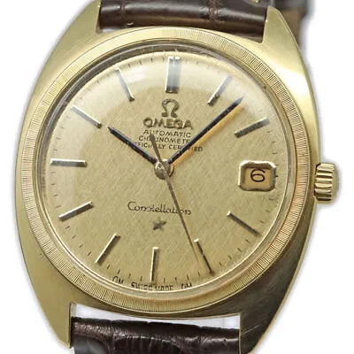 OMEGA Constellation 168.009 18K Gold Cal.564 Automatic Men's Watch Overhauled • $4885