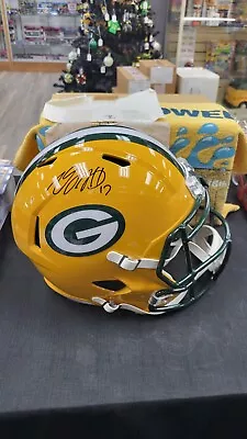 Signed Auto Davante Adams Green Bay Packers Speed Full Size Helmet Jsa Coa • $209.99