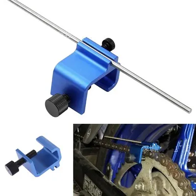 1x Motorcycle Dirt Bike Modified Rear Sprocket Chain  Quick Alignment Tool Blue • $15.19