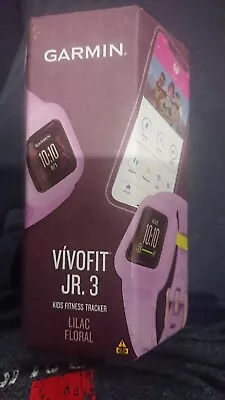 Garmin Vivofit Jr. 3 Kids Fitness/Activity Tracker Lilac Floral • $87.50
