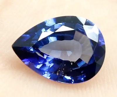 AAAA+ D Block Tanzanite 4.80 Ct Excellent Pear Cut Certified Loose Gemstone • $24.64