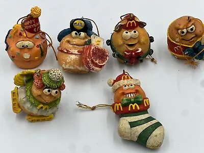 6 RARE Vintage 1996 McMemories A Merry McNugget Christmas Ornament Set • $60