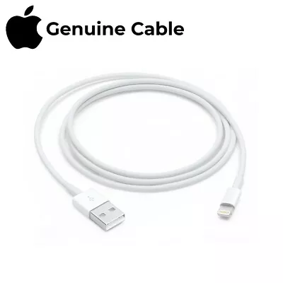 $24.95 • Buy Genuine Apple Lightning Charger Cable OEM For IPhone IPad 14 13 12 Pro Max Plus