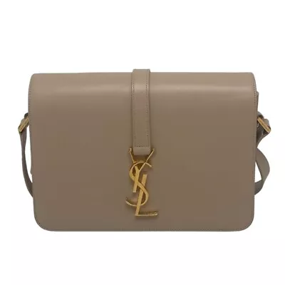 Yves Saint Laurent Medium Classic Universite Leather Bag Beige • £700