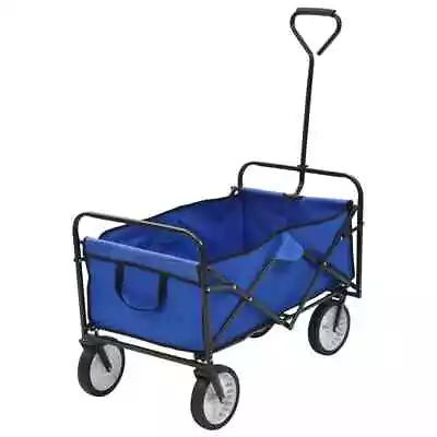 Foldable Garden Cart Hand Trolley Beach Fishing Wheels Wagon Collapsible • $122.43
