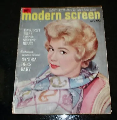 VINTAGE MODERN SCREEN MAGAZINE - Janet Leigh 1962 Elvis Marilyn Monroe • $9.99