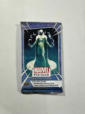 (1) 2023 Marvel Platinum Trading Cards Factory Sealed Pack - 5 Cards Per Pack • $10.99