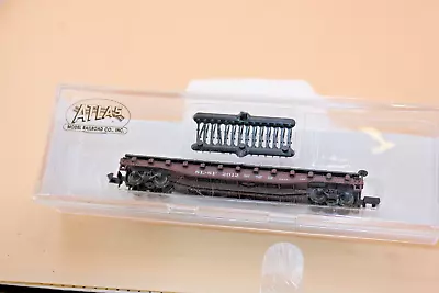 Atlas  N Scale Frisco Flat Car With Stakes • $20