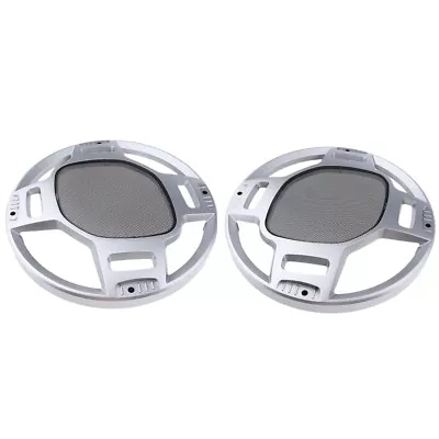 2Pcs 12 Inch Speaker Cover Grille Audio Protective Hood Case Metal Mesh Part • £14.82