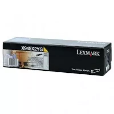 Genuine Lexmark X945X2YG Yellow Toner Cartridge Original For Lexmark X940 • £9.99