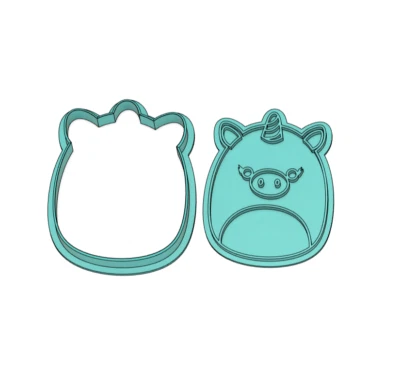 Squishmallows Astrid Unicorn Cookie Cutter And Stamp • $9.45