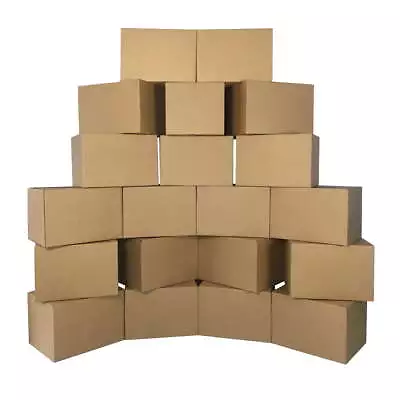  Medium Cardboard Moving Boxes (20 Pack) 18 X 14 X 12-Inch • $35