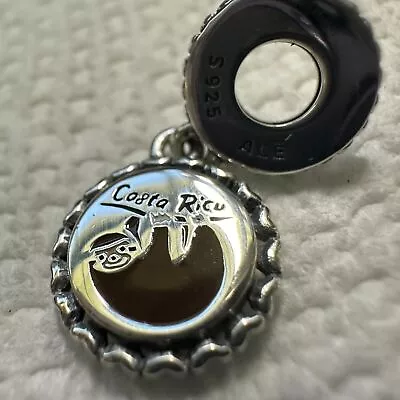 Costa Rica Country Destination Travel Charm  Trendy 925 ALE Silver • $21