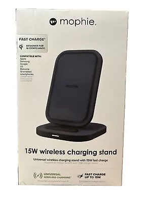 Mophie 15w Fast Charging Wireless Charging Stand For IPhones Galaxy Phones NEW • $14.37