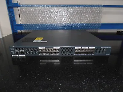 Cisco DS-C9124-K9 MDS 9124 MultiLayer Fiber Switch 16 Lic Ports 2 X  PSU • £50