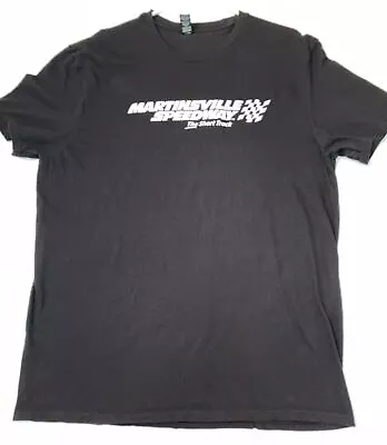 MARTINSVILLE SPEEDWAY Black Mens Tshirt XLarge 2 Sided Print • $9.99
