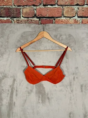 Malia Mills Bikini Top Womens Size 34 Orange • $13.30