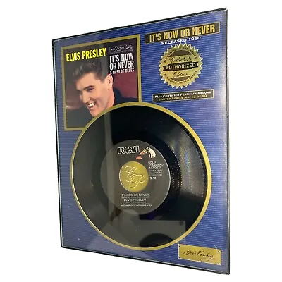 Elvis Presley  It's Now Or Never  Authentic 45 RPM Collector's Edition Limited  • $19.49