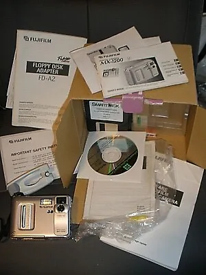 Fujifilm Mx-1200 Silver Digital Camera In Box + Manuals Bundle • $26.99