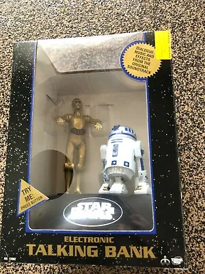 STAR WARS VINTAGE STAR WARS R2D2 C3PO Talking Bank MINT IN THE BOX STAR WARS  • $88.88