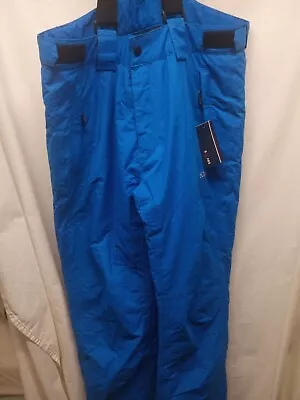 5 Oaks Men's Basic Ski Snow Bib Pant With Adjustable Suspender XXL Vibrant Blue • $21.95