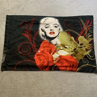 Marilyn Monroe Pillowcase Bedroom Pillow Cover Size 30 X 20 Inch Black • $12.99