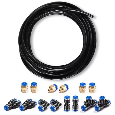 Air Line Tubing Kit High Flexibility 5/32 OD 39.4FT With Matching Fittings • $21.40