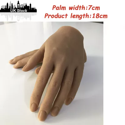 UK Stock Silicone Model Hand Fake Hand Nail Practice Adult 3D Female Display • £47