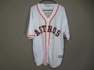 Alex Bregman #2 Houston Astros Majestic Cool Base Men's Jersey White Size XL • $19.99