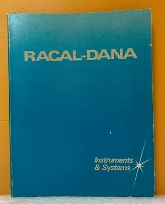 Racal-Dana 1988 Instruments & Systems Catalog. • $49.99