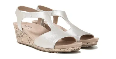 Naturalizer Minx Wedge Sandals Platinum WOMEN SHOES • $7.99