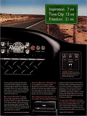 Mesa Dual Retifier Roadster Original Print Ad • $9.50