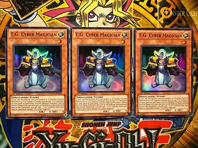 X3 T.G. Cyber Magician - Super Rare - EXVC-EN016 - 1st Edition Mint! X3 • $7.50