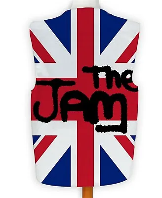 The Jam Union Jack Design Novelty Waistcoat Fancy Dress Small • £9.99