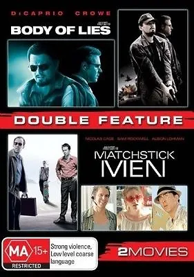 Body Of Lies / Matchstick Men (DVD 2-Disc) REGION-4-LIKE NEW-FREE POST AUS-WIDE • £10.94