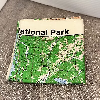 Printed Image Grand Teton National Park Bandanna 22  X 22  Topographical Map • $9.99