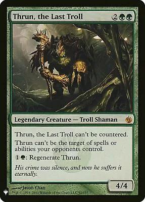 Mtg Magic Thrun The Last Troll ENGLISH Thrun The Last Troll Mystery 4 Availableab • $7.02