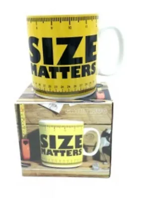 £10.35 • Buy Size Matters Jumbo Ceramic Tea Coffee Mug